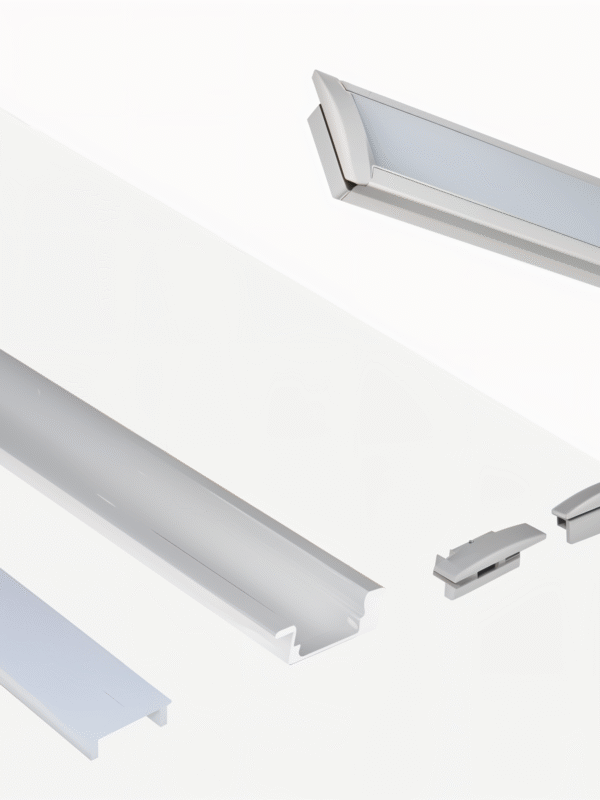 Perfil de empotrar para cinta LED